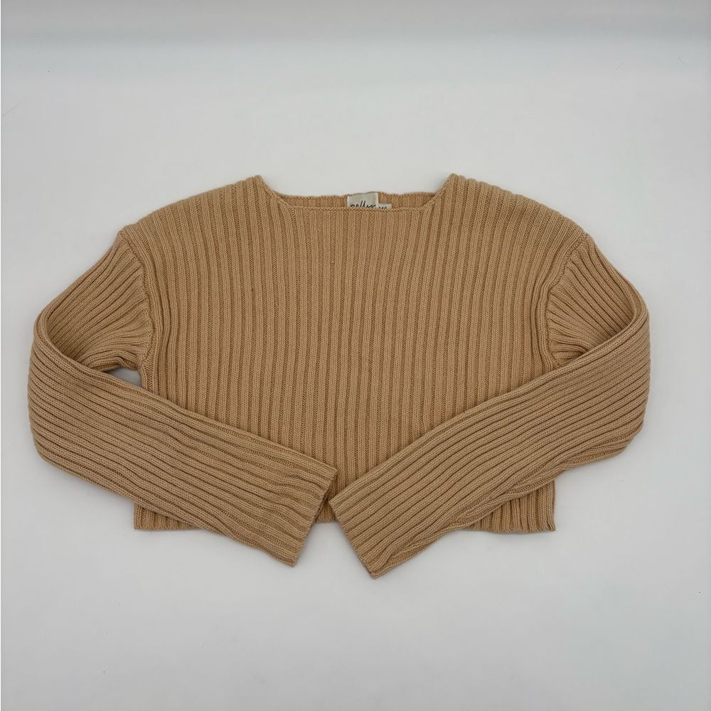 Tan Knit Princess Polly Sweater